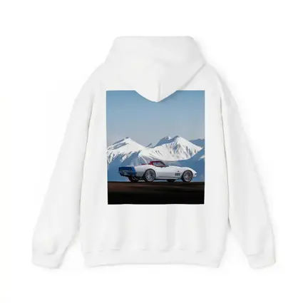 Chevrolet Corvette White Convertible Mountain Backdrop