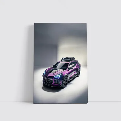 Chevrolet Corvette SUV Purple Studio Shot