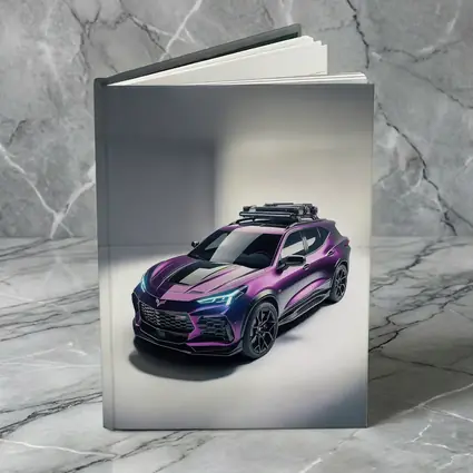 Chevrolet Corvette SUV Purple Studio Shot