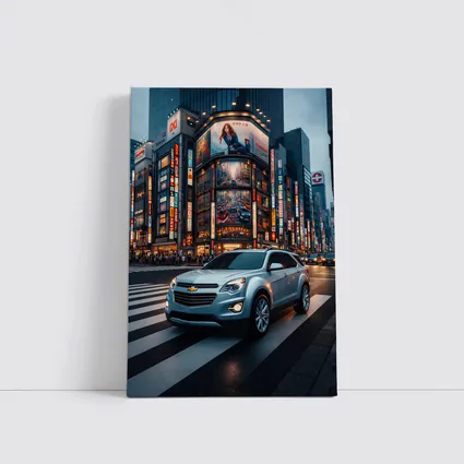 Chevrolet Equinox Cruising Tokyo City Streets