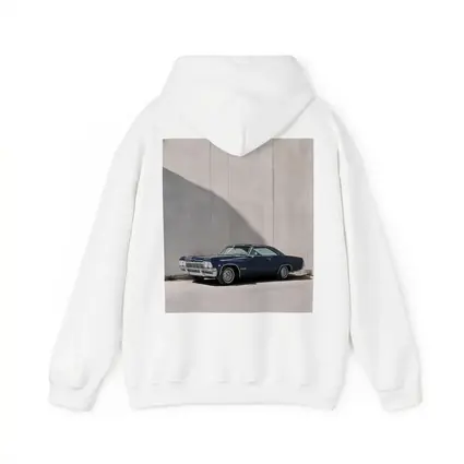 Chevrolet Impala SS Navy Blue Concrete Wall
