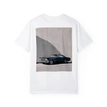 Chevrolet Impala SS Navy Blue Concrete Wall