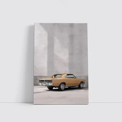 Chevrolet Impala SS Gold Concrete Wall