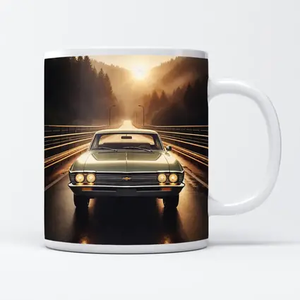 Chevrolet Malibu Classic Car on Forest Road