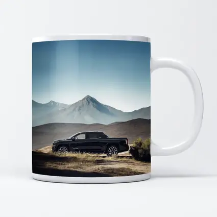 Chevrolet Silverado Black Truck Mountain Landscape