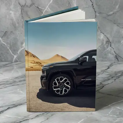 Chevrolet Silverado EV Desert Mountain Setting