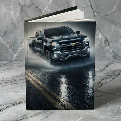 Chevrolet Silverado Driving Through Heavy Rain