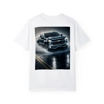 Chevrolet Silverado Driving Through Heavy Rain