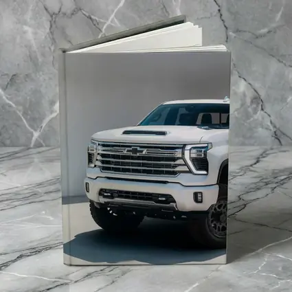 Chevrolet Silverado White Truck Front View