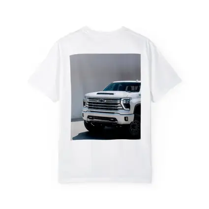Chevrolet Silverado White Truck Front View