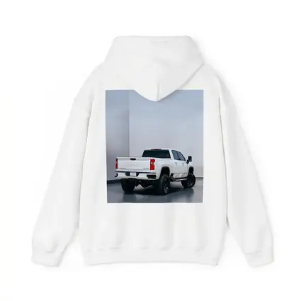 Chevrolet Silverado White Truck Studio Background