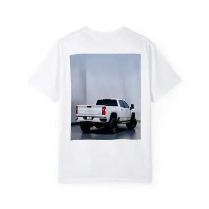 Chevrolet Silverado White Truck Studio Background