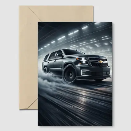Chevrolet Tahoe Drifting Through Smoky Tunnel