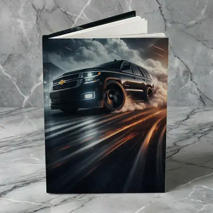 Chevrolet Tahoe Drifting Through Dramatic Storm Clouds
