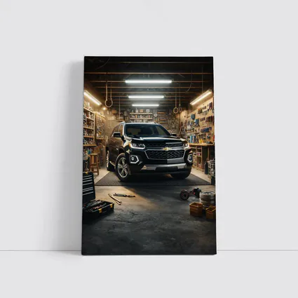Chevrolet Trailblazer Black SUV Garage Scene