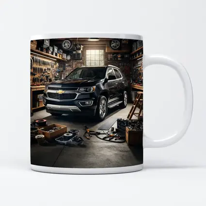 Chevrolet Trailblazer Black SUV Garage Workshop