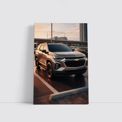 Chevrolet Trailblazer SUV Urban Parking Sunset