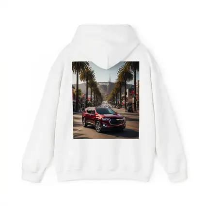 Chevrolet Traverse Red SUV Hollywood Boulevard