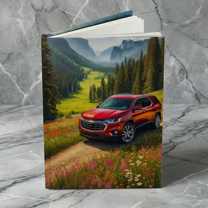 Chevrolet Traverse Red SUV Mountain Valley