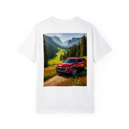 Chevrolet Traverse Red SUV Mountain Valley