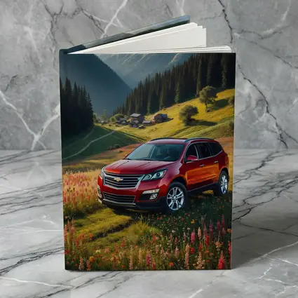 Chevrolet Traverse Red SUV Mountain Valley