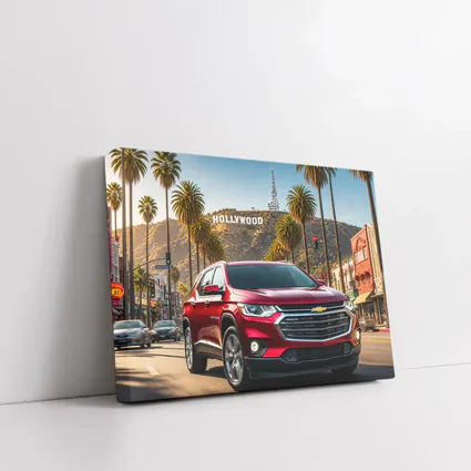 Chevrolet Traverse Cruising Hollywood Los Angeles Street