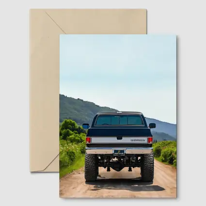 Chevrolet Silverado Lifted Truck Mountain Dirt Road