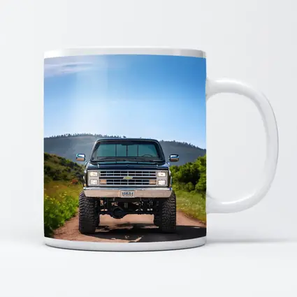 Chevrolet Silverado Lifted Truck Dirt Road Mountains