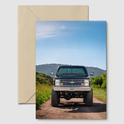 Chevrolet Silverado Lifted Truck Dirt Road Mountains