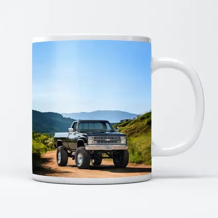 Chevrolet Silverado Lifted Truck Dirt Road Mountains