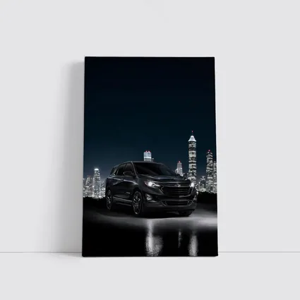 Chevrolet Equinox Black SUV City Night