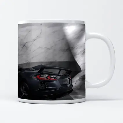 Chevrolet Corvette Black Rear Marble Setting