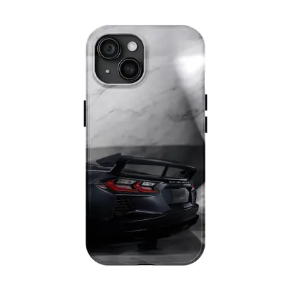 Chevrolet Corvette Black Rear Marble Setting