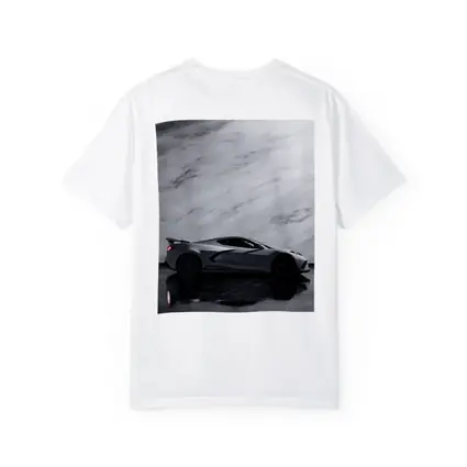 Chevrolet Corvette Silver Marble Studio Shot