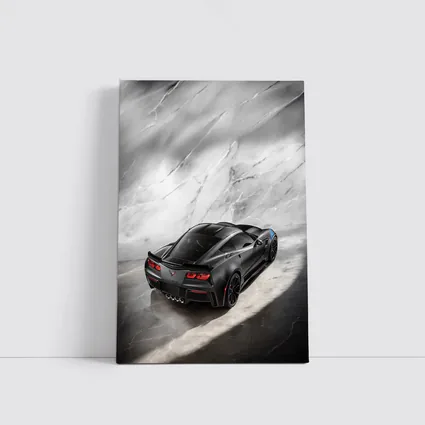 Chevrolet Corvette Black Marble Studio Shot