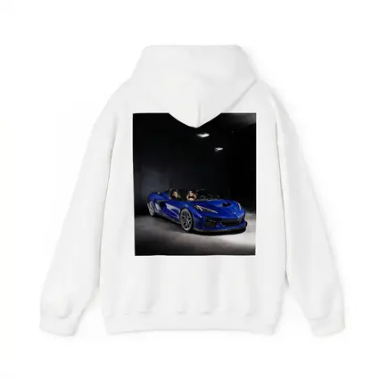 Chevrolet Corvette Blue Convertible Dark Garage
