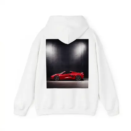 Chevrolet Corvette Red Sports Car Dark Studio