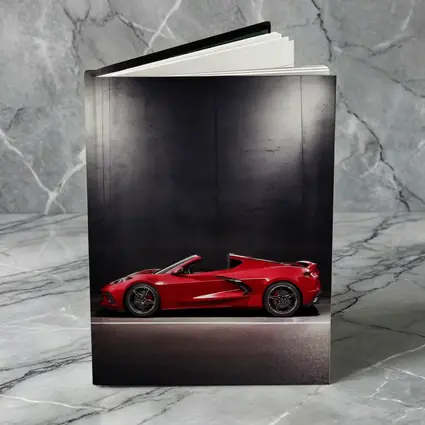 Chevrolet Corvette Red Sports Car Dark Studio