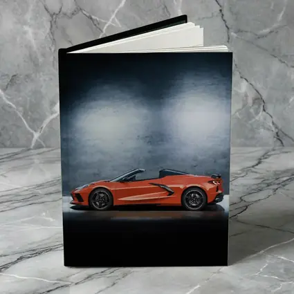 Chevrolet Corvette Convertible Orange Studio Shot