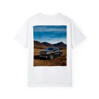 Chevrolet Silverado Black Truck Desert Mountains
