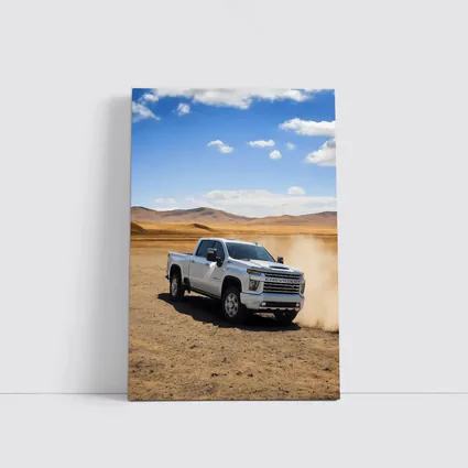 Chevrolet Silverado Tearing Through Desert Dust