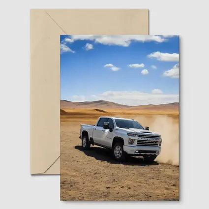 Chevrolet Silverado Tearing Through Desert Dust