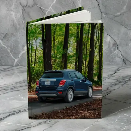Chevrolet Trax Blue SUV Forest Road