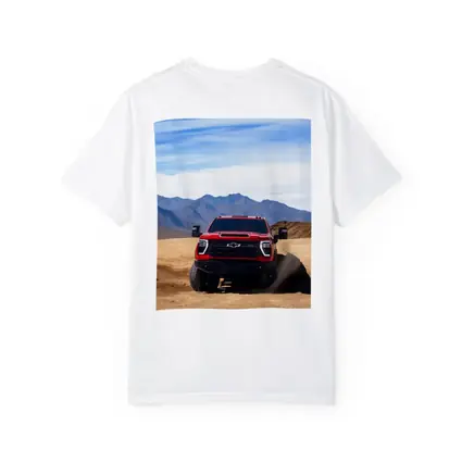 Chevrolet Silverado Red Truck Desert Mountains