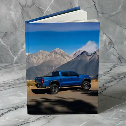 Chevrolet Colorado Blue Truck Mountain Backdrop