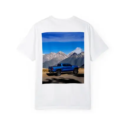 Chevrolet Colorado Blue Truck Mountain Backdrop