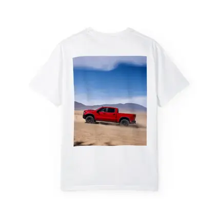 Chevrolet Silverado Red Truck Desert Landscape