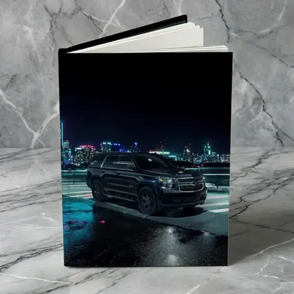 Chevrolet Tahoe Black SUV City Night