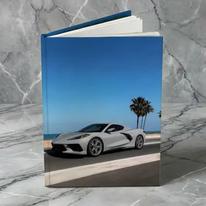 Chevrolet Corvette White Coastal Road Drive