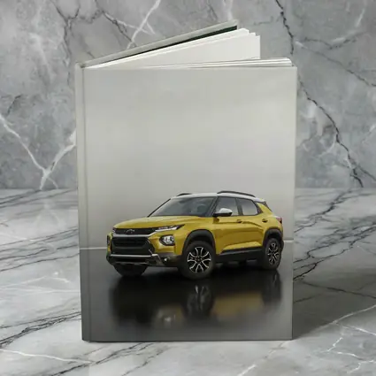 Chevrolet Trailblazer Yellow SUV Studio Shot